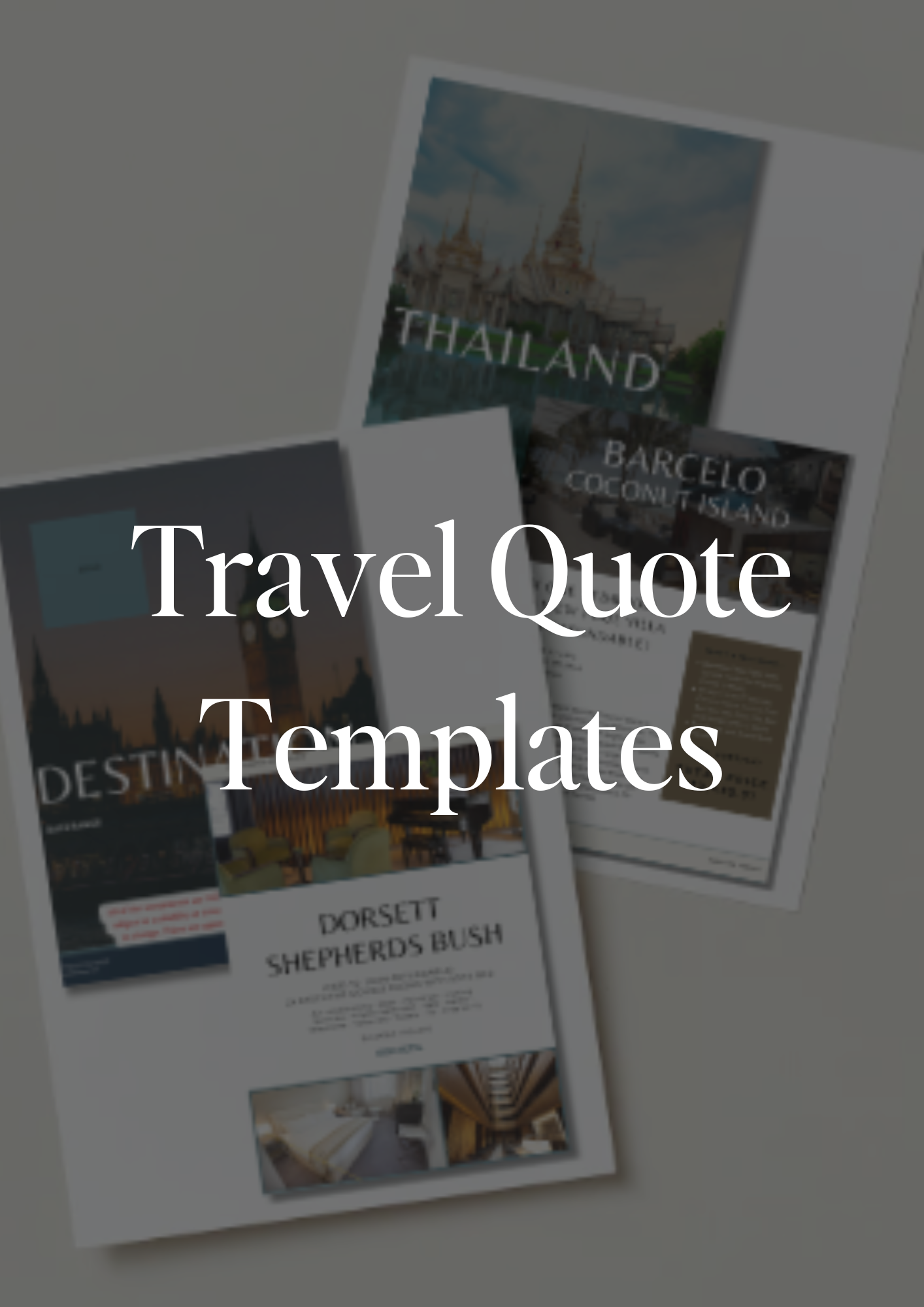Travel Quote Template Bundle