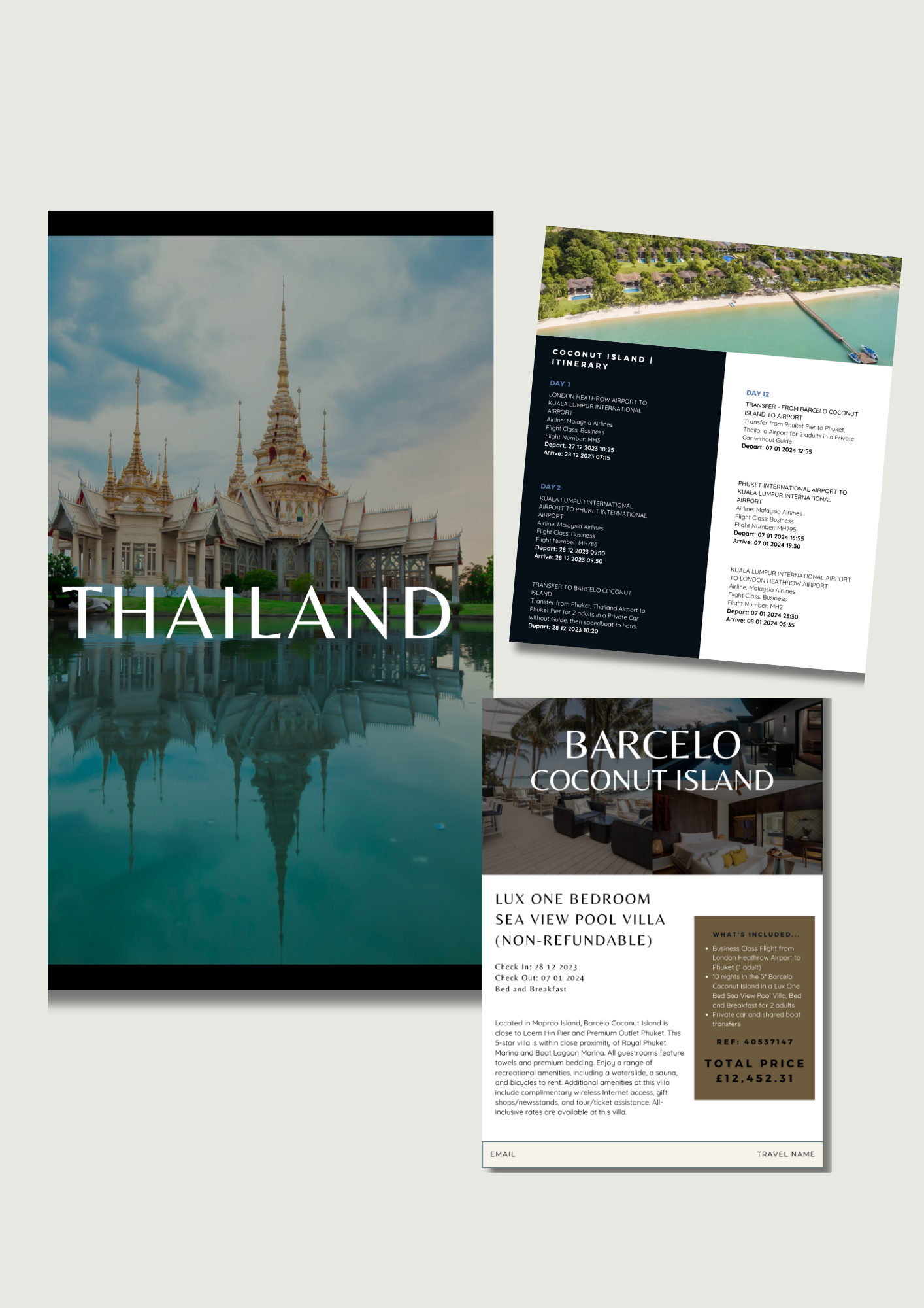 Travel Quote Template Bundle