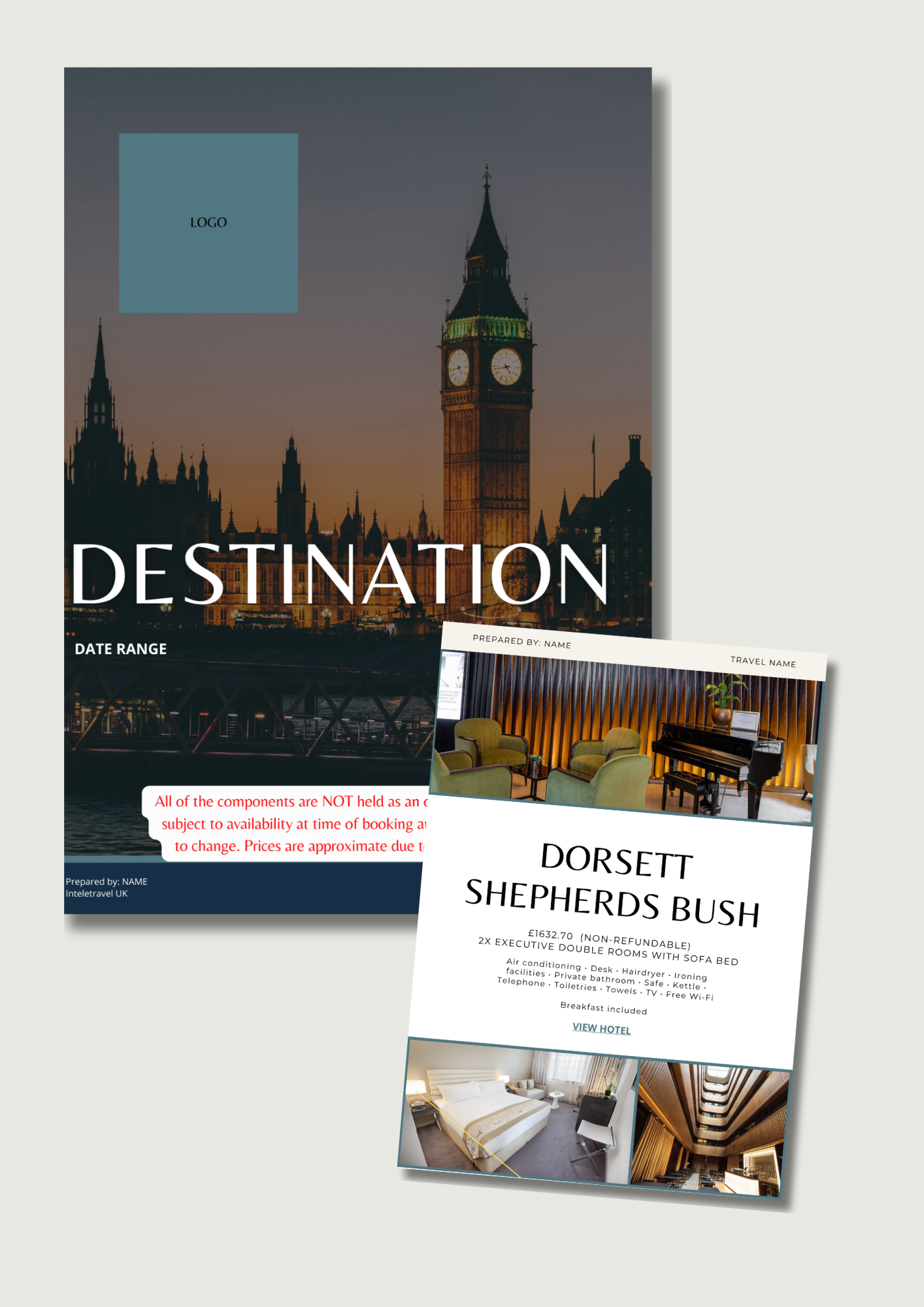 Travel Quote Template Bundle