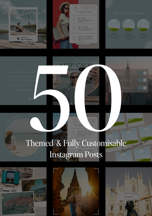 50 Instagram Posts (Templates)